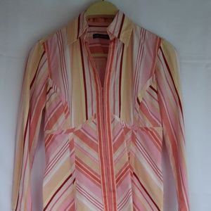 The Limited Stripped Shirt in Pink/White (XS)